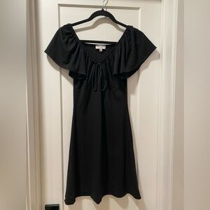 Rolla Coster Black Ruffle Mini Dress